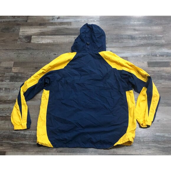 Columbia Sportswear Mens XL Blue & Yellow Hooded Jacket Full Zip - Picture 4 of 7